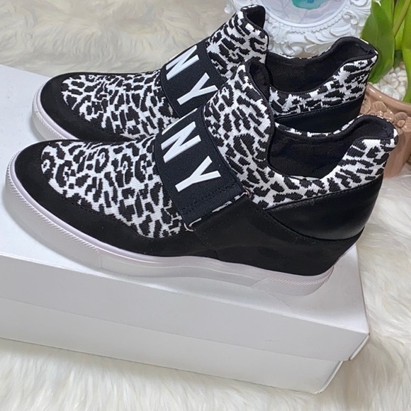 Dkny Shoes - DKNY SLIP-ON WEDGED SNEAKERS